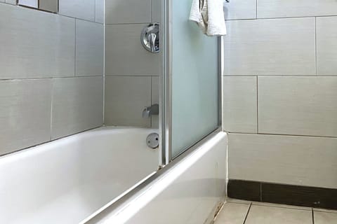 Free toiletries, hair dryer, towels