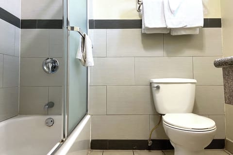 Free toiletries, hair dryer, towels