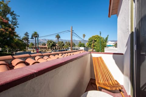 Experience Vintage Luxury on your private terrace with breathtaking Santa Barbara mountain views.
