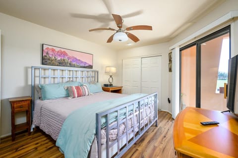 Master Bed features King Sized bed.