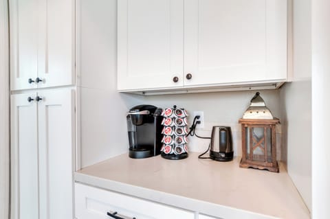 Downstairs: Kitchen Coffee Station