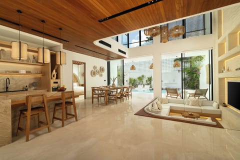 Comfort Villa, 3 Bedrooms, Private Pool | Living area | LED TV