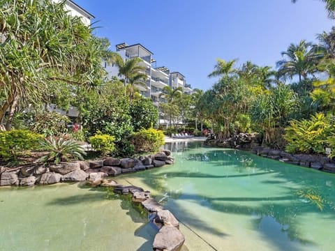 Relax by the tranquil lagoon pool and indulge in some leisure time on the sun loungers.  