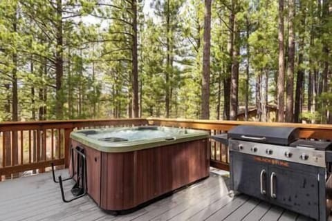 Grill and Hot Tub