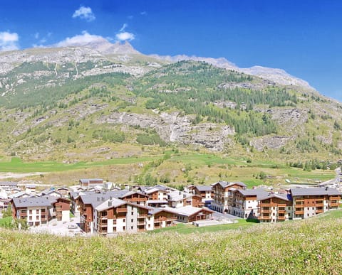 Surrounded by green meadows and towering mountains, this charming lodge invites you to experience the beauty of nature in a peaceful, idyllic setting.