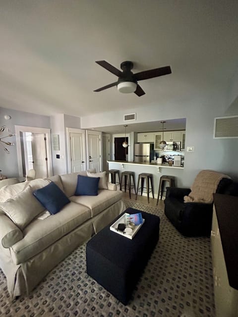 Family Room with Queen Size Gel Foam Mattress Sleeper Sofa