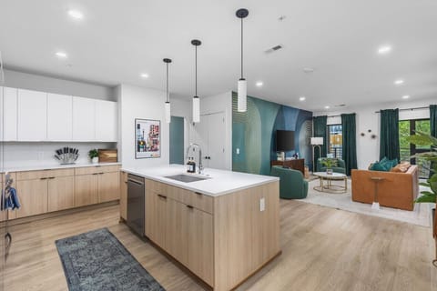 Open-concept kitchen and living room combo for seamless entertaining!