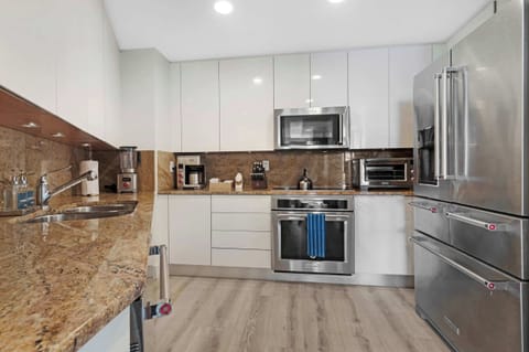 Fully stocked kitchen with Wolf countertop appliances