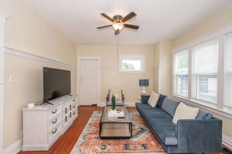 Enjoy your favorite streaming movies & shows on the comfy living room sofa