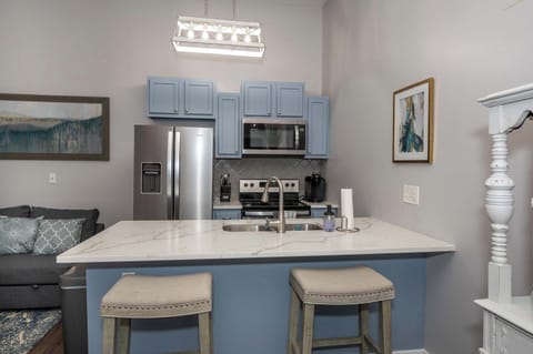 Seating around the counter