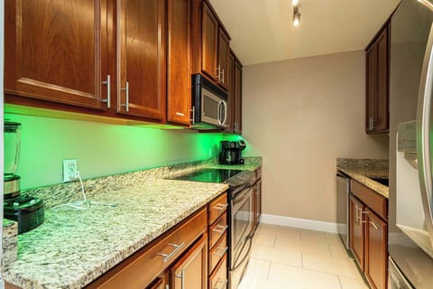 The inviting kitchen offers ample space & all the comforts of home