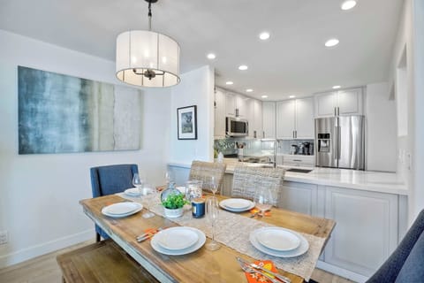 Dining table with seating for 6