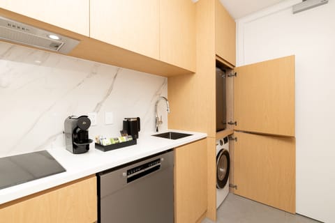 Urban Home | Premium bedding, in-room safe, blackout drapes, soundproofing