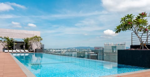 Rooftop pool