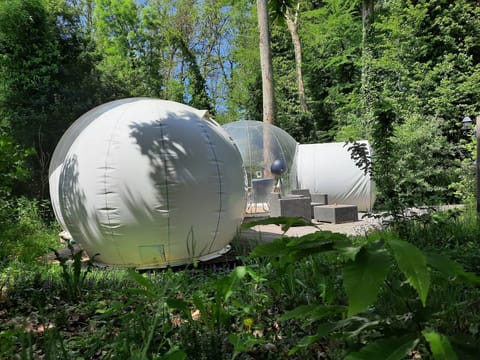vu sur la maison bulle