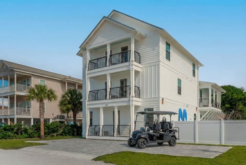 Cypress has two beach accesses, private pool/yard, golf cart, and ocean views!