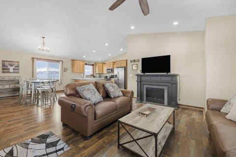 Living room 2 has plenty of room for everyone to relax. It includes a smart TV.