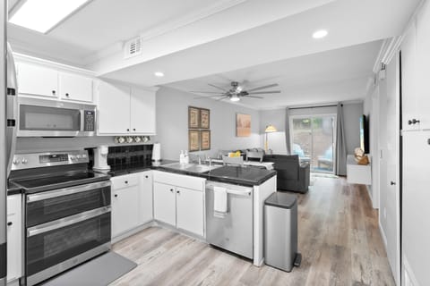 Kitchen and living space