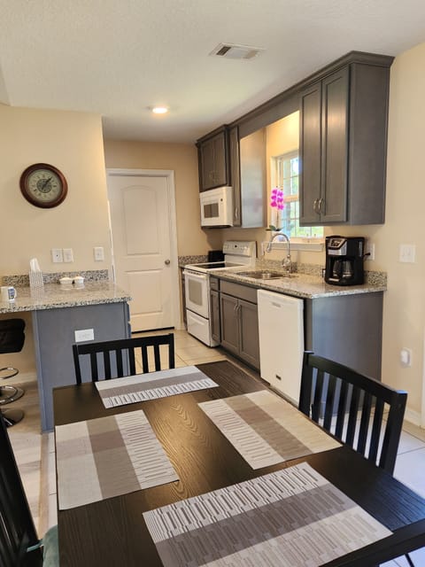 Dining area next to kitchen