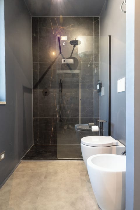 Superior Apartment | Bathroom | Shower, free toiletries, hair dryer, bidet