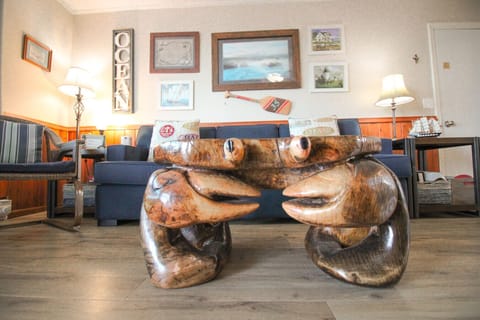 Custom Carved Crab Coffee Table