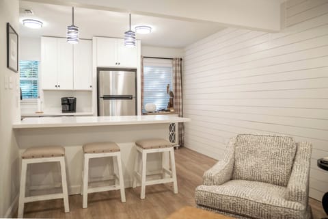 Kitchen with island seating 