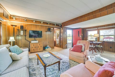 Petoskey Vacation Rental | 3BR | 2BA | 938 Sq Ft | Stairs to Enter