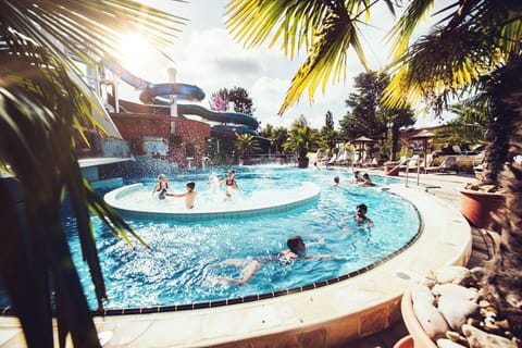 8 indoor pools, 2 outdoor pools, pool umbrellas, sun loungers