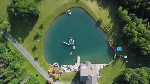 Private spring fed pond on 21 secluded acres