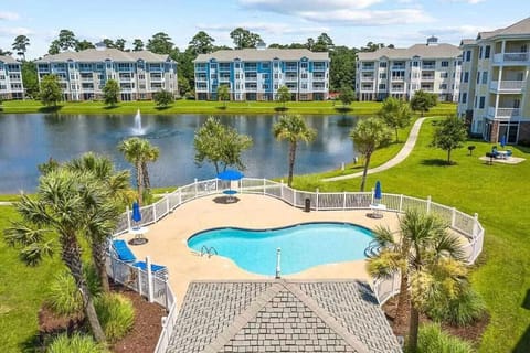 Pool View from Balcony