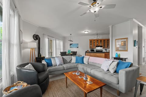 Living Room - Beautiful living room with views of the marsh