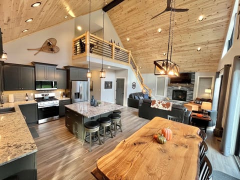 Stunning two-story great room with open floor plan. Ready to relax?