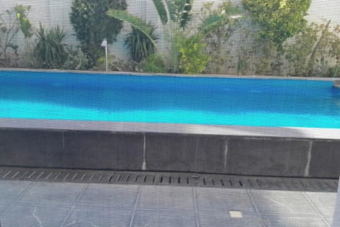 Swimming pool outside balcony space 