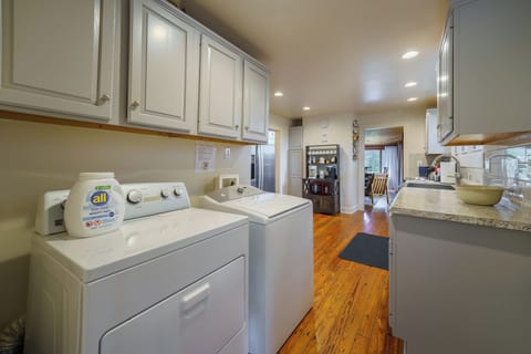 Laundry and Kitchen