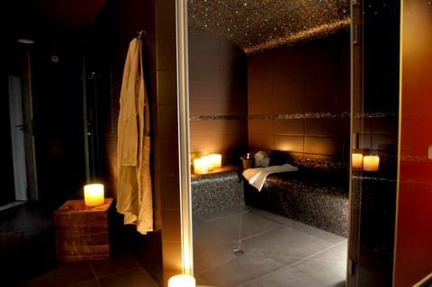 Steam room, massages