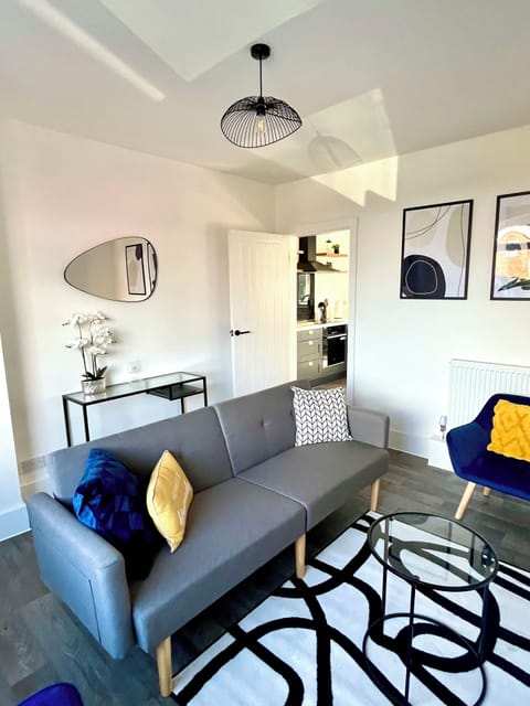 Relax or sleep on the comfortable reclining sofa bed.