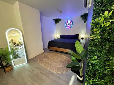Ultra plush king size bed and full size mirror
