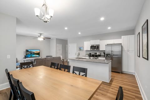 Look over the open floor plan