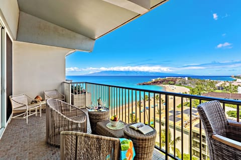 Unwind on your private balcony with breathtaking ocean views, where morning coffee tastes better with endless blue waters stretching before you.