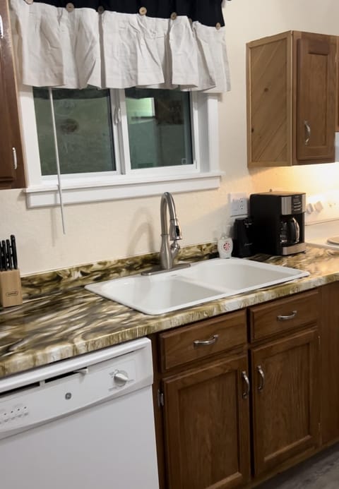 Kitchen with coffee pot