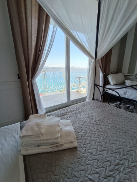 Junior Suite, Sea View | Frette Italian sheets, premium bedding, down comforters, pillowtop beds