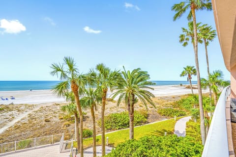 Sand Key Beach view from balcony