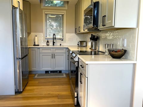 Fully stocked kitchen