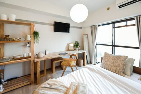 Apartment, 1 Queen Bed, Non Smoking (303) | 1 bedroom, desk, iron/ironing board, free WiFi