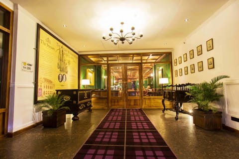 Interior entrance