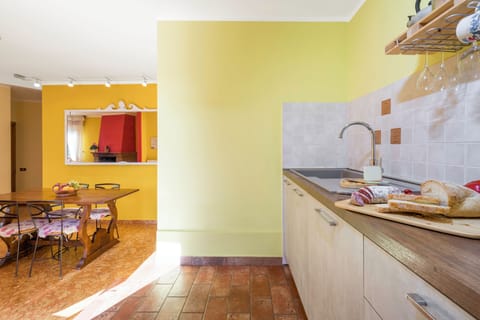 Apartment, Hill View | Private kitchen | Full-size fridge, microwave, oven, stovetop