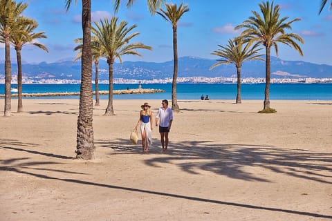 Beach nearby, white sand