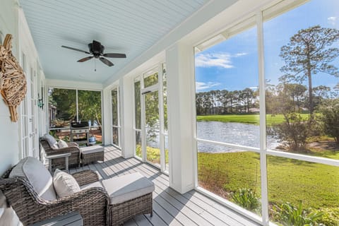 Back Porch With Lake View