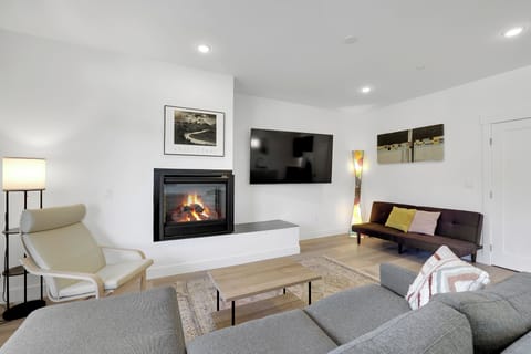 Cozy Living Room with fireplace