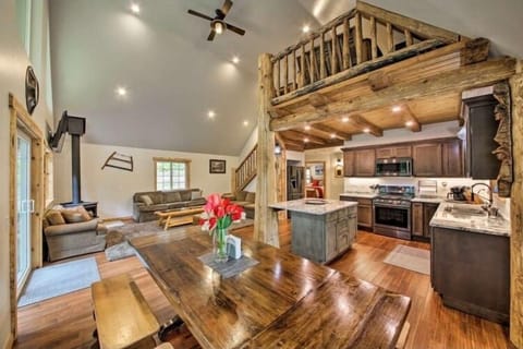 Kitchen, Dining, Living